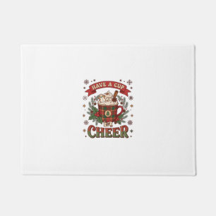Haben Sie Cup Cheer Weihnachten Karo-Mug Heiße Sch Fußmatte