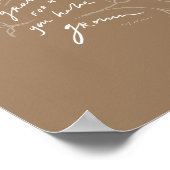 "Haben Sie Dankbarkeit dafür, wie Sie gewachsen si Poster (Ecke)