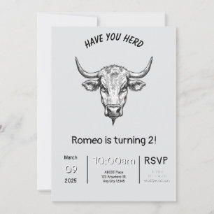 Haben Sie den Geburtstagsausweis gehört? Einladung