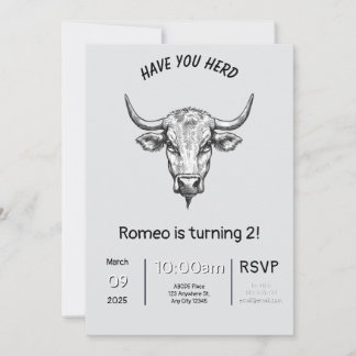 Haben Sie den Geburtstagsausweis gehört? Einladung