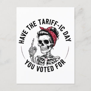 Haben Sie den zielgerichteten Tag, an dem Sie für Ankündigungspostkarte