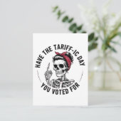 Haben Sie den zielgerichteten Tag, an dem Sie für  Einladungspostkarte (Stehend Vorderseite)