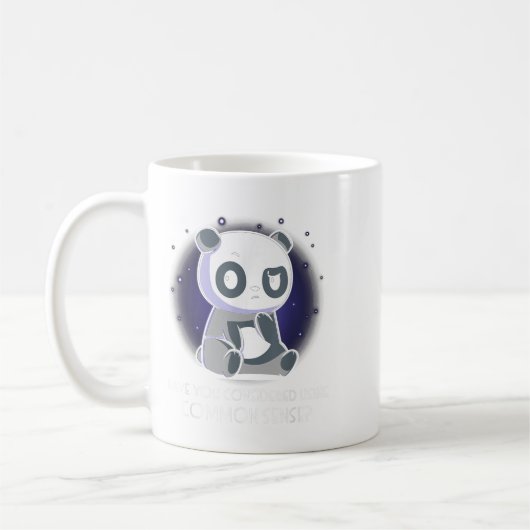 Haben Sie die Anwendung von gesundem Menschenverst Kaffeetasse (Links)