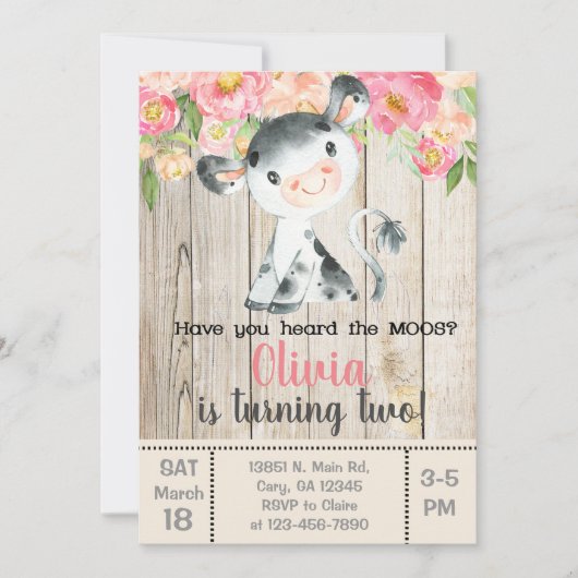 Haben Sie die Einladung der Moos Kuh gehört? (Vorderseite)