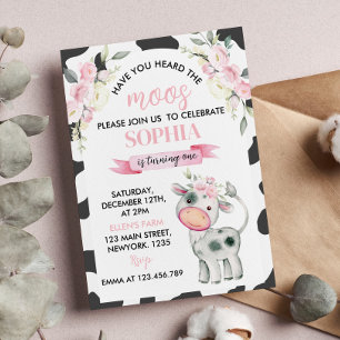 Haben Sie die Mooskühe zum 1. Geburtstag gehört? Einladung