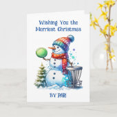 Haben Sie die schönsten Weihnachten von Par | Disk Karte (Gelbe Blume)