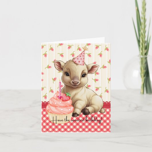 Haben Sie die süßeste Geburtstagskarte? Karte (Vorderseite)