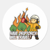 Haben Sie Driptorch, wird reisen! Aufkleber (Vorderseite)