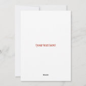 Haben Sie ein Bärenfröhliches Weihnachten Eisbär F (Rückseite)