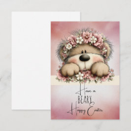 Haben Sie ein BEARY frohe Ostern  Mitteilungskarte
