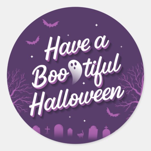 Haben Sie ein bootisches Halloween / Stickers (Vorderseite)
