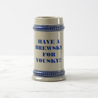 HABEN SIE EIN BREWSKY FÜR YOUSKY!! BIERGLAS