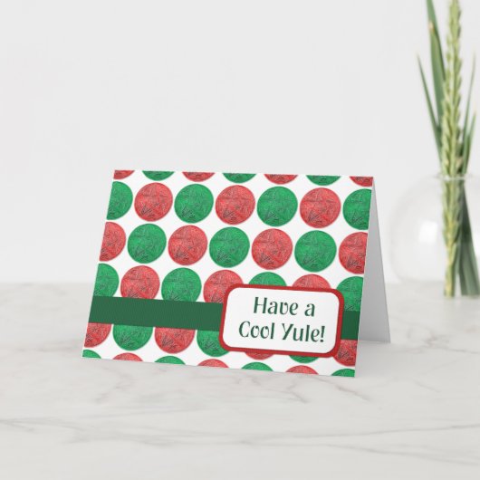 Haben Sie ein cooles Weihnachten! Feiertagskarte (Vorderseite)