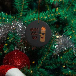 Haben Sie ein Cooles Weihnachten Flaming Log Weihn Ornament Aus Metall