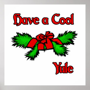 haben Sie ein cooles Weihnachten Poster
