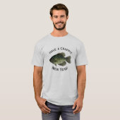 "Haben Sie ein Crappie-neues Jahr," schwarzen T-Shirt (Vorne ganz)