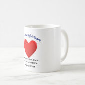 Haben Sie ein dankbares Herz Kaffeetasse (VorderseiteRechts)