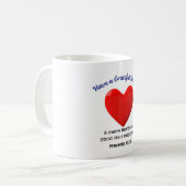 Haben Sie ein dankbares Herz Kaffeetasse (Vorderseite Links)