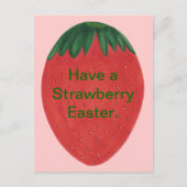 Haben Sie ein Erdbeereier Postkarten (Vorderseite)