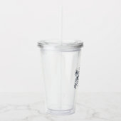 Haben Sie ein frohes kleines Weihnachtsfest - Schn Acryltrinkbecher (Rechts)