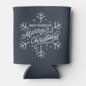 Haben Sie ein frohes kleines Weihnachtsfest - Schn Dosenkühler (Vorderseite)