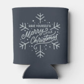 Haben Sie ein frohes kleines Weihnachtsfest - Schn Dosenkühler (Rückseite)