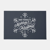 Haben Sie ein frohes kleines Weihnachtsfest - Schn Fußmatte (Vorderseite)