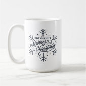 Haben Sie ein frohes kleines Weihnachtsfest - Schn Kaffeetasse (Links)