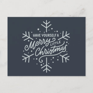 Haben Sie ein frohes kleines Weihnachtsfest - Schn Postkarte