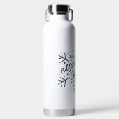 Haben Sie ein frohes kleines Weihnachtsfest - Schn Trinkflasche (Vorderseite)