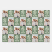 Haben Sie ein frohes Weihnachten 1 Foto Whimsical Geschenkpapier Set (Vorderseite 3)