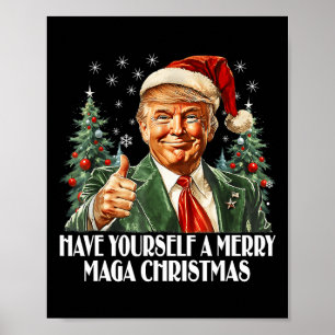 Haben Sie ein frohes Weihnachtsfest - Trump Xmas P Poster