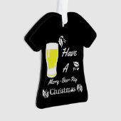 Haben Sie ein Fröhlich-Bier-Rey Weihnachten Ornament (Vorderseite)