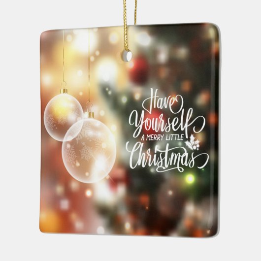 Haben Sie ein fröhliches, kleines Weihnachten?| Or Keramikornament (Links)