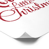 Haben Sie ein fröhliches kleines Weihnachtsgedicht Poster (Ecke)