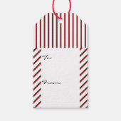 Haben Sie ein fröhliches Moosemas | Weihnachten Geschenkanhänger (Rückseite)