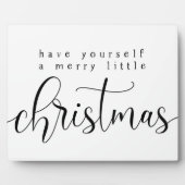 Haben Sie ein fröhliches Weihnachtslied? Fotoplatte (Vorderseite)