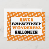 Haben Sie ein glücklich wunderbares Halloween Postkarte (Vorne/Hinten)