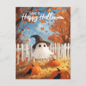 Haben Sie ein glückliches Halloween-Niedliches Ges Postkarte (Vorderseite)