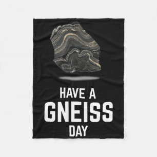 Haben Sie ein Gneiss Day Geologin Earth Granite T- Fleecedecke