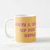 Haben Sie ein gute ol Knie-oben für Ihren Kaffeetasse (Links)