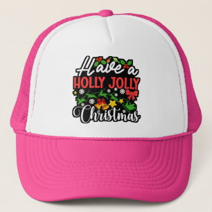 Haben Sie ein Holly Jolly Weihnachten-86096 Truckerkappe