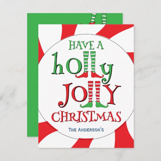 Haben Sie ein Holly Jolly Weihnachten Peppermint S (Vorne/Hinten)