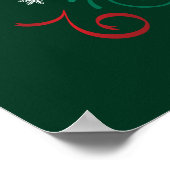 Haben Sie ein Holly Jolly Weihnachts-Poster 24x24 Poster (Ecke)