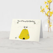 Haben Sie ein Honig zum Geburtstag Karte (Gelbe Blume)