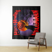 Haben Sie ein Howling Halloween Wandteppich (Beispiel)