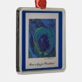 Haben Sie ein Jazz'n Weihnachten Silbernes Ornament (Rechts)