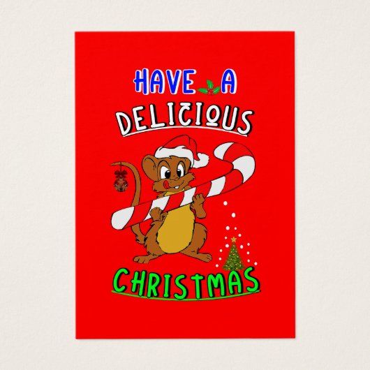 Haben Sie ein köstliches Weihnachten 25 Dezember W (Vorderseite)