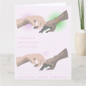 Haben Sie ein langes Glück zum Geburtstag Karte (Vorderseite)