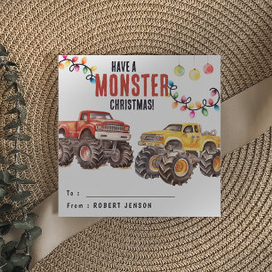 Haben Sie ein Monster-Weihnachten Monster Truck Feiertagskarte